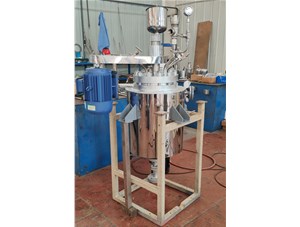 10L高温高压不锈钢夹套循环加热反应釜已完工发往上海