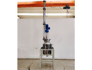 50L减压蒸馏不锈钢裂解釜已完工发往来宾